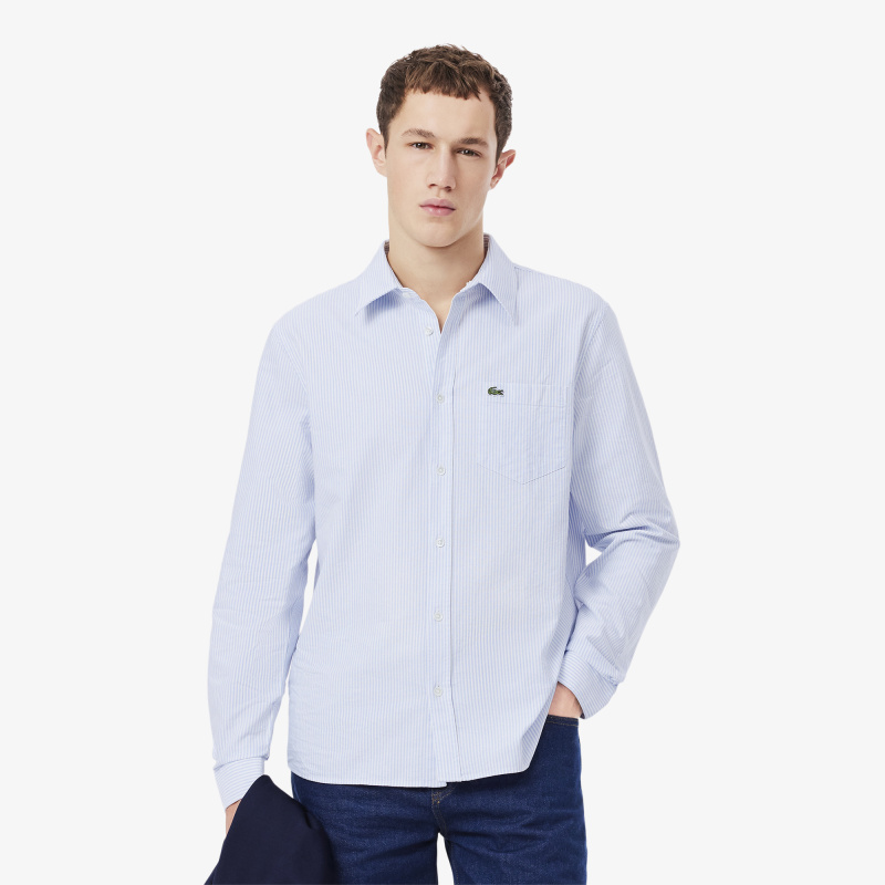 Мужская хлопковая рубашка Lacoste