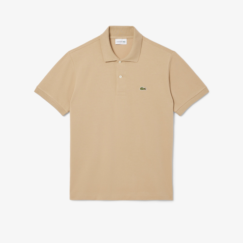 Мужское поло Lacoste из смеси эластичного органического хлопка