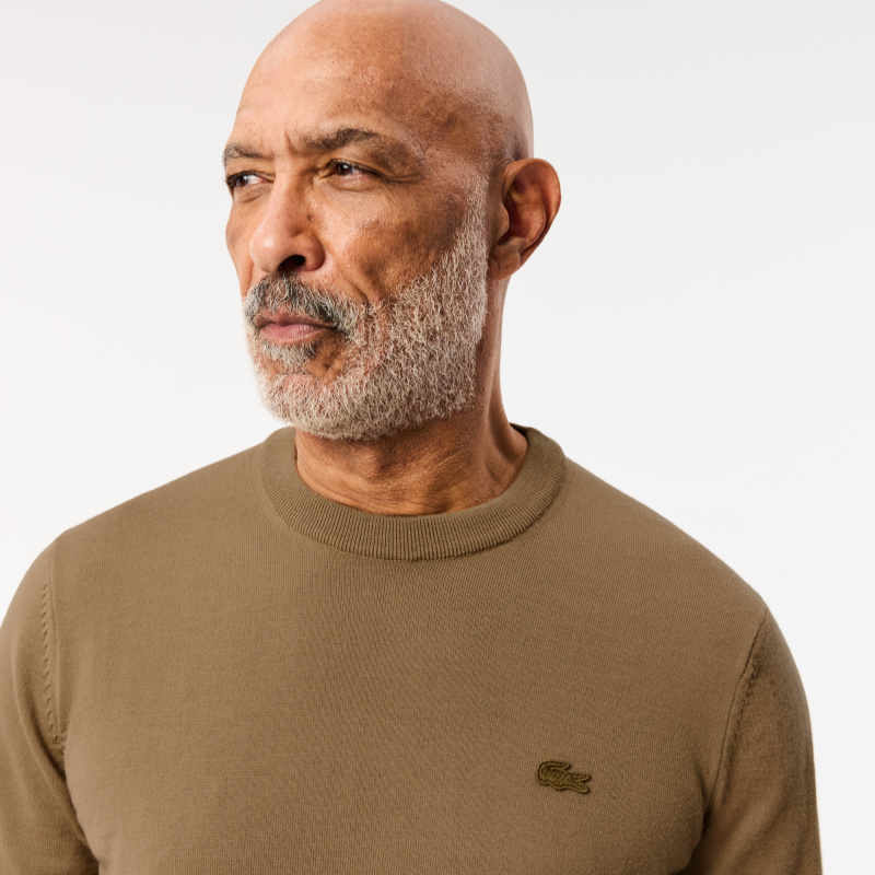 Мужской свитер Lacoste из шерсти мериноса