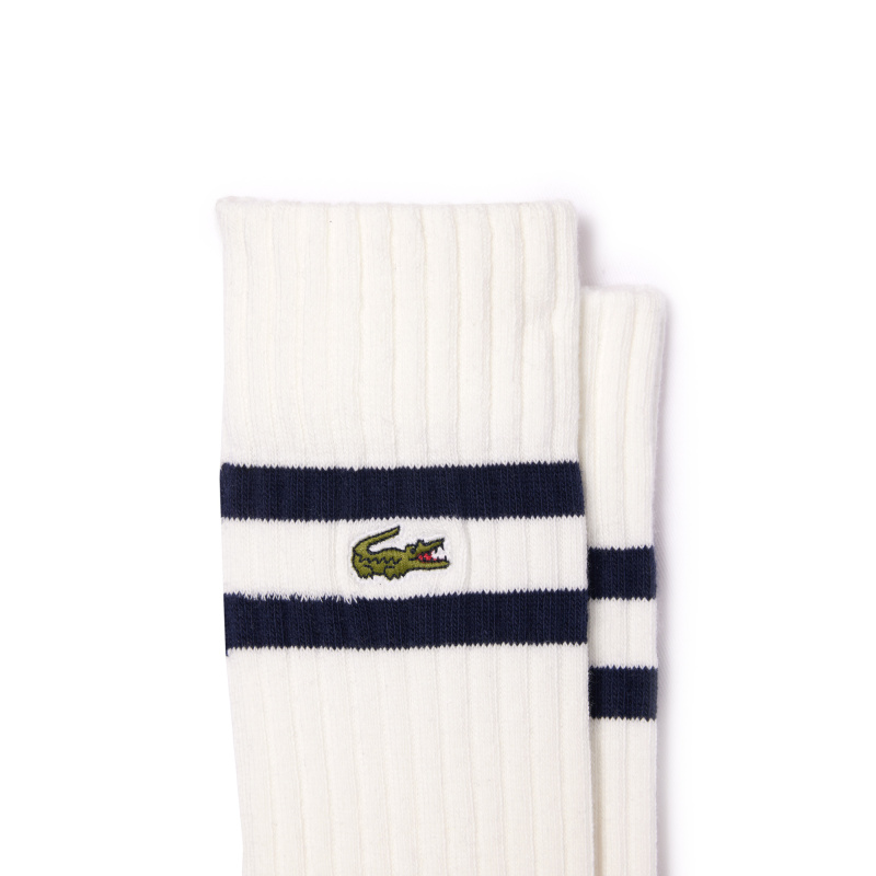 Высокие хлопковые носки Lacoste Terry Sole Унисекс