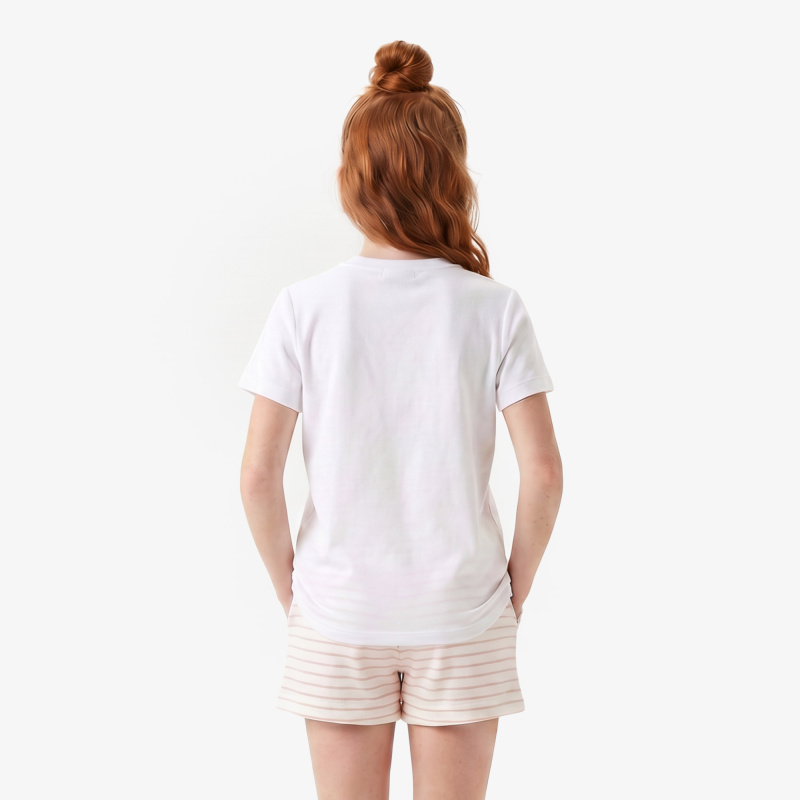 Детская хлопковая футболка Lacoste