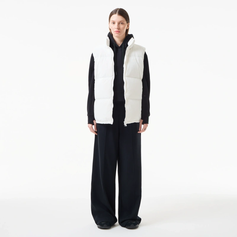 Женский утеплённый жилет Lacoste с капюшоном