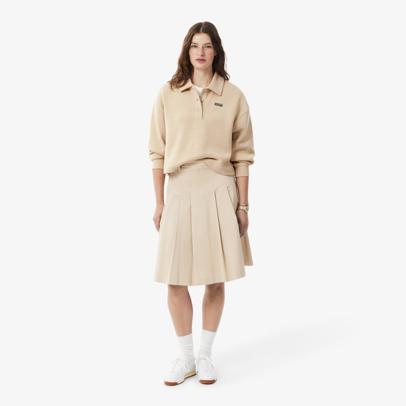Женская хлопковая толстовка Lacoste