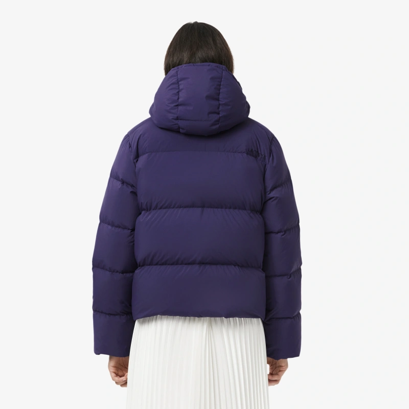 Женская короткая куртка Lacoste с капюшоном