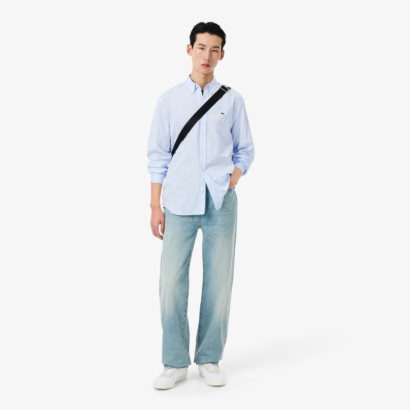 Мужская хлопковая рубашка Lacoste