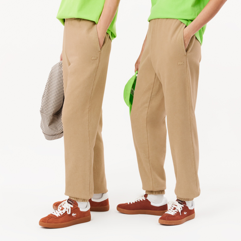 Спортивные хлопковые брюки Lacoste унисекс