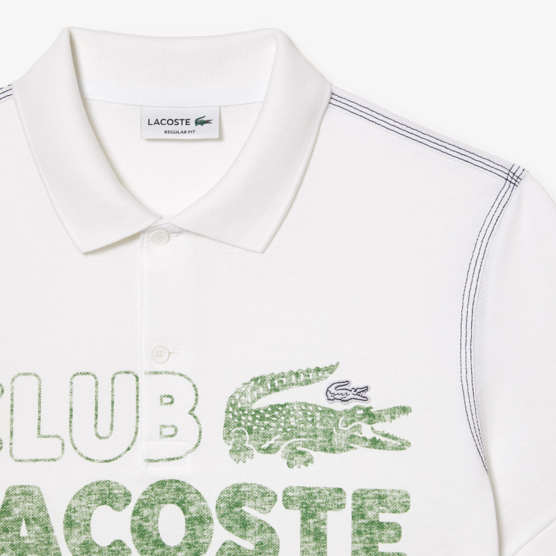 Мужское поло Lacoste из органического хлопка