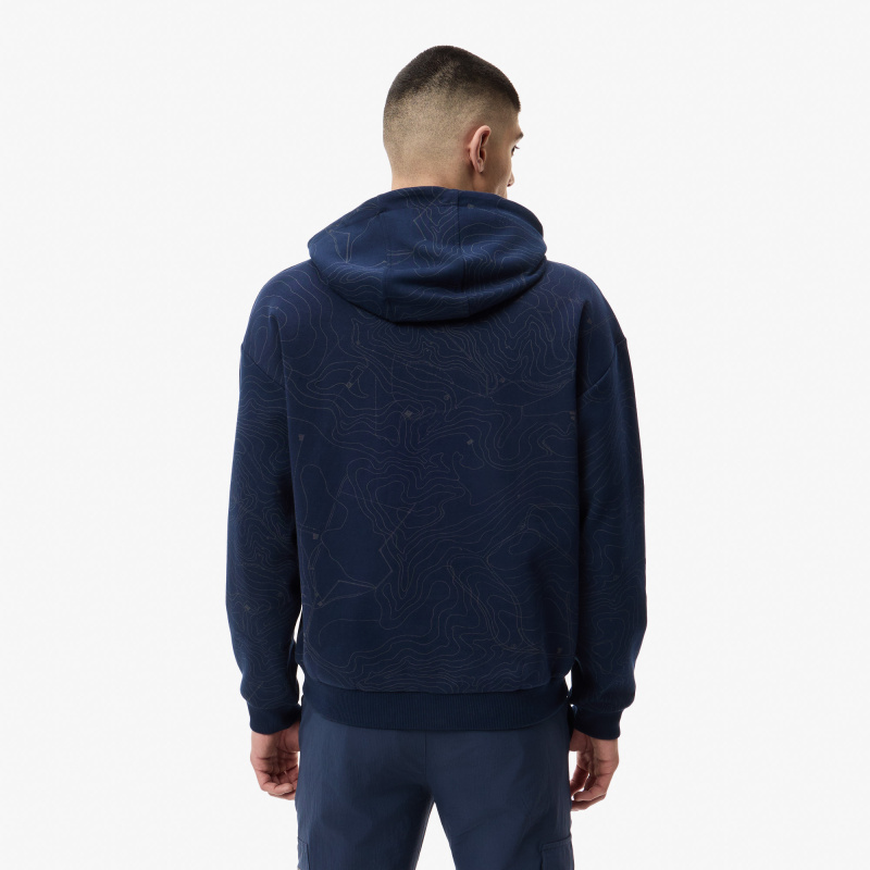 Мужской хлопковый свитшот Lacoste оверсайз