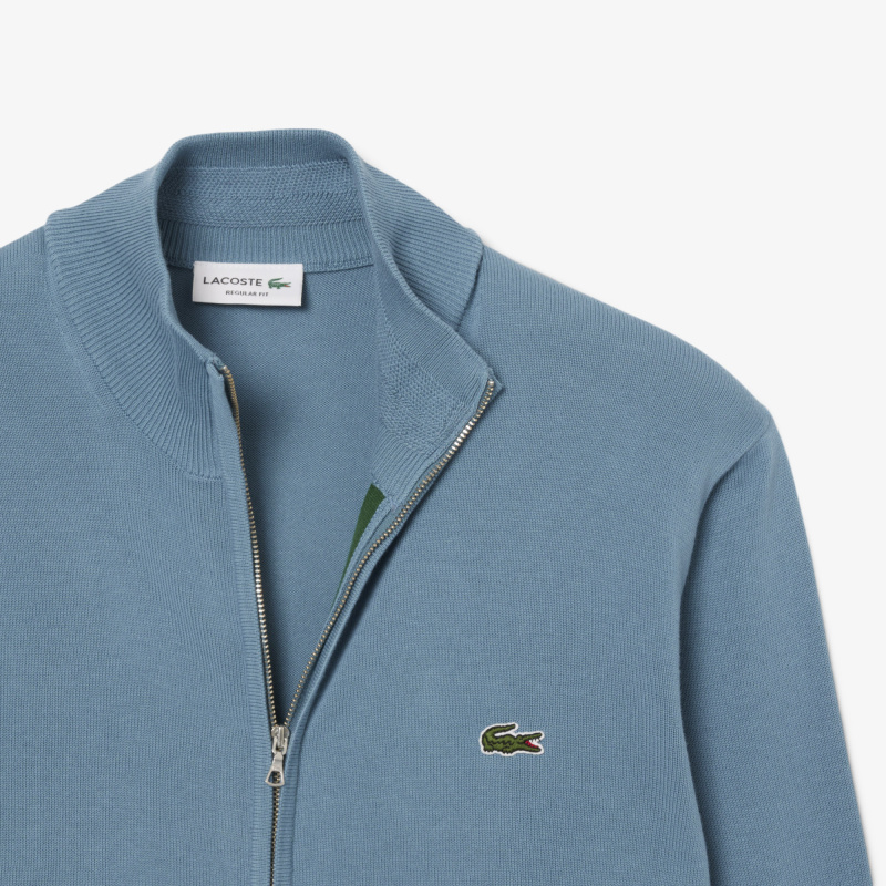 Мужской свитер Lacoste на молнии из органического хлопка
