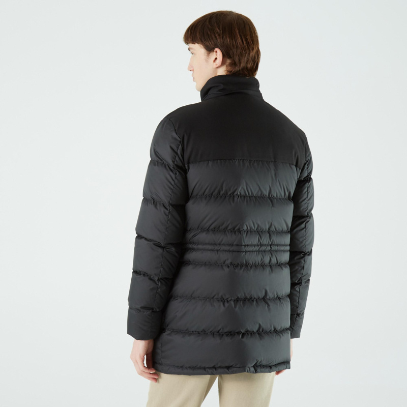 Мужская двусторонняя стеганая куртка Lacoste Loose Fit с подкладкой