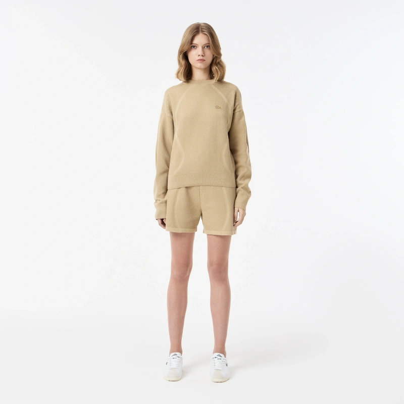 Женский свитер Lacoste из смеси хлопка