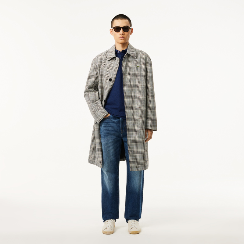 Мужское поло Lacoste с длинными рукавами