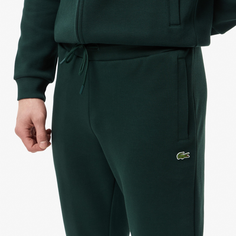 Мужские хлопковые спортивные брюки Lacoste приталенного кроя