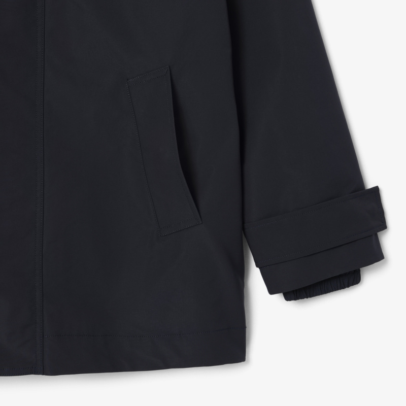 Мужская водоотталкивающая парка Lacoste средней длины с капюшоном