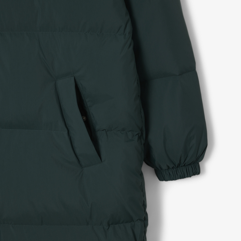 Женская парка Lacoste с капюшоном