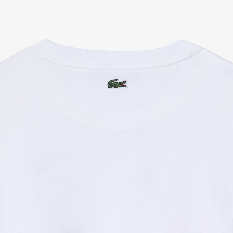 Женская футболка Lacoste из хлопка