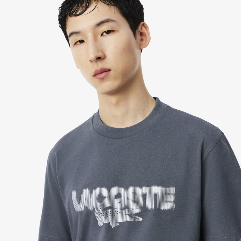 Мужская хлопковая футболка Lacoste