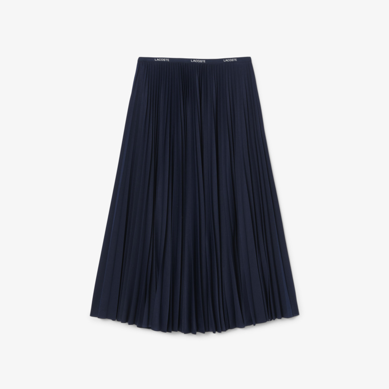 Длинная плиссированная юбка Lacoste с эластичной талией