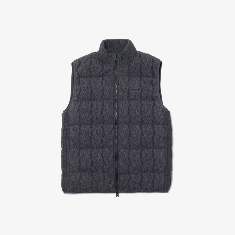 Женский утепленный двусторонний жилет Lacoste