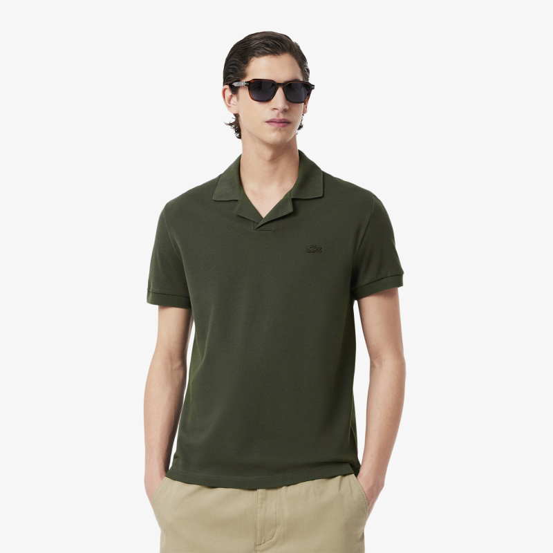 Мужское поло Lacoste из эластичного органического хлопка