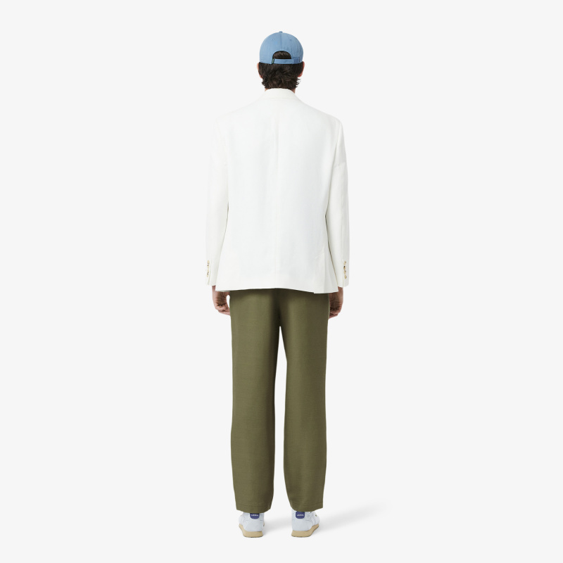 Мужские спортивные брюки Lacoste из смеси льна и вискозы