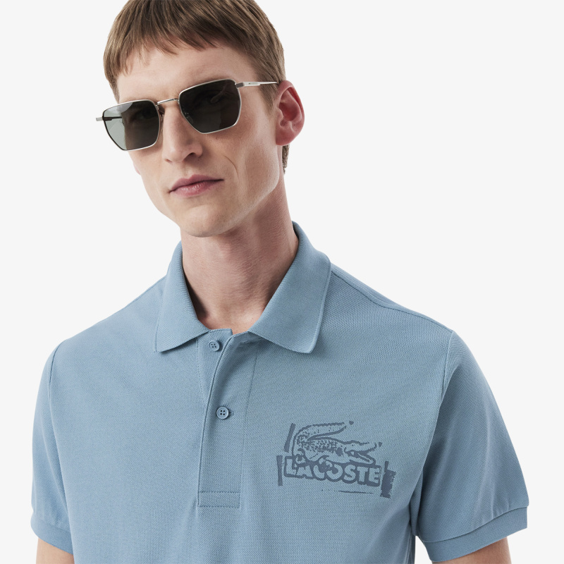 Мужское поло Lacoste из органического хлопка