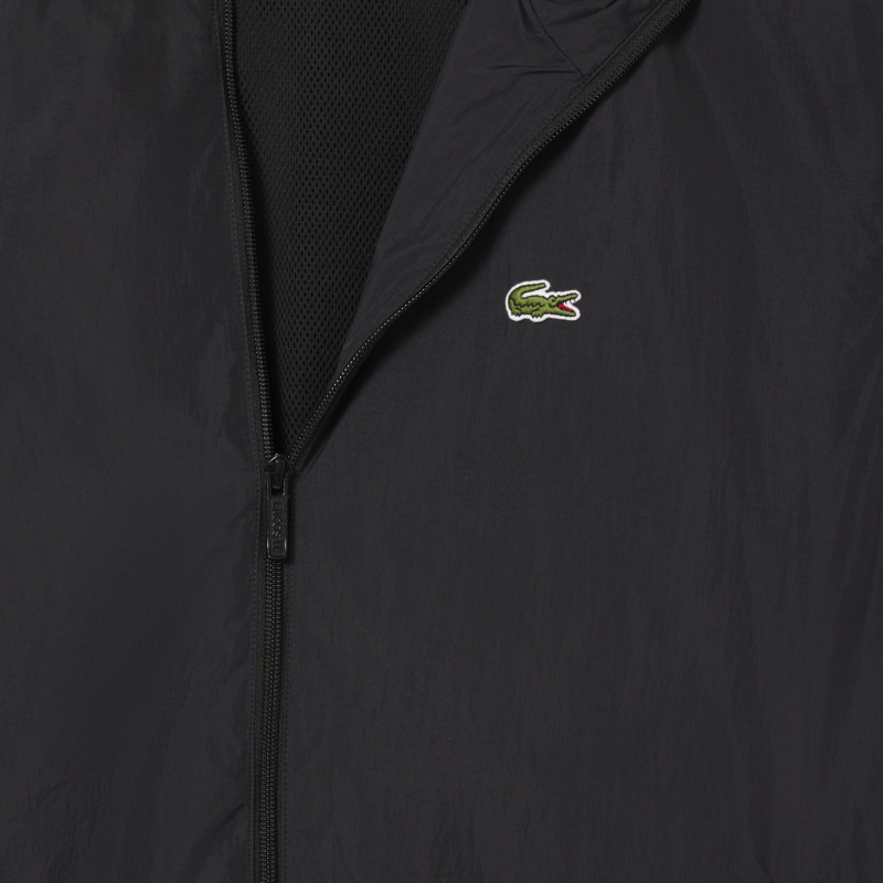Мужская водоотталкивающая спортивная куртка Lacoste с капюшоном