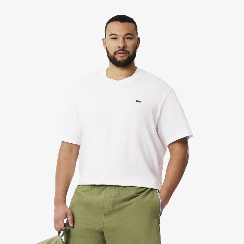 Мужская хлопковая футболка Lacoste с коротким рукавом