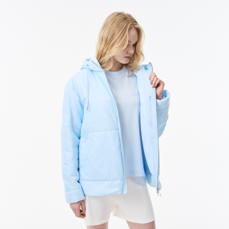 Женская куртка Lacoste с капюшоном