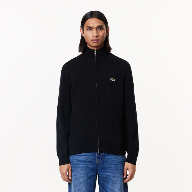 Мужской свитер Lacoste на молнии из органического хлопка
