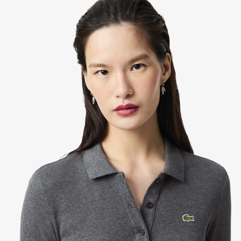 Женское поло Lacoste приталенного кроя L.12.D