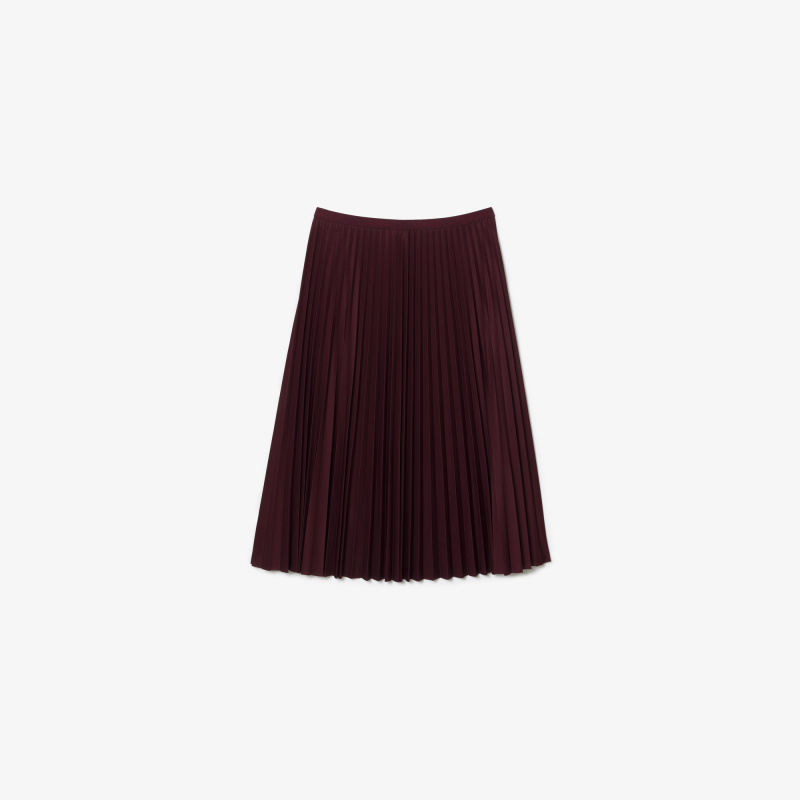 Женская плиссированная юбка Lacoste