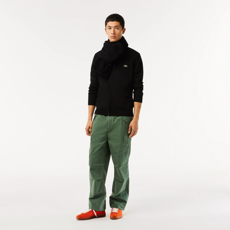 Мужской свитер Lacoste на молнии из органического хлопка