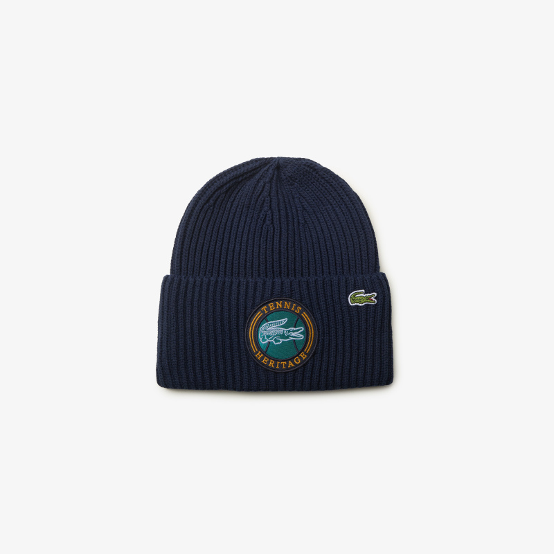 Вязаная шапка Lacoste
