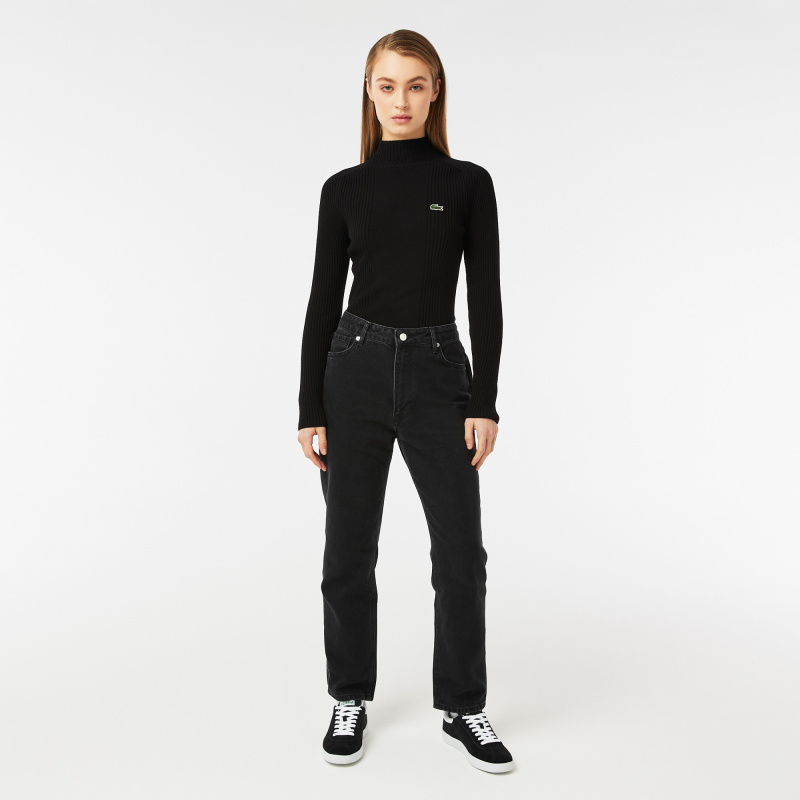 Женские джинсы Lacoste с высокой талией