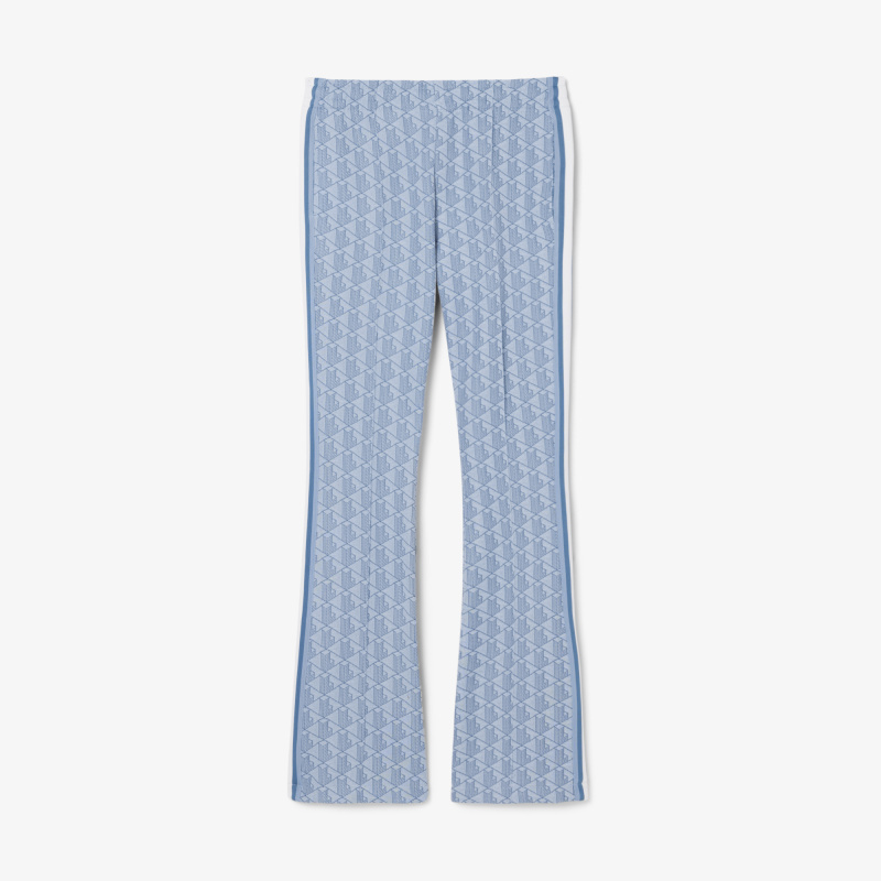 Женские расклешенные спортивные брюки Lacoste с монограммой