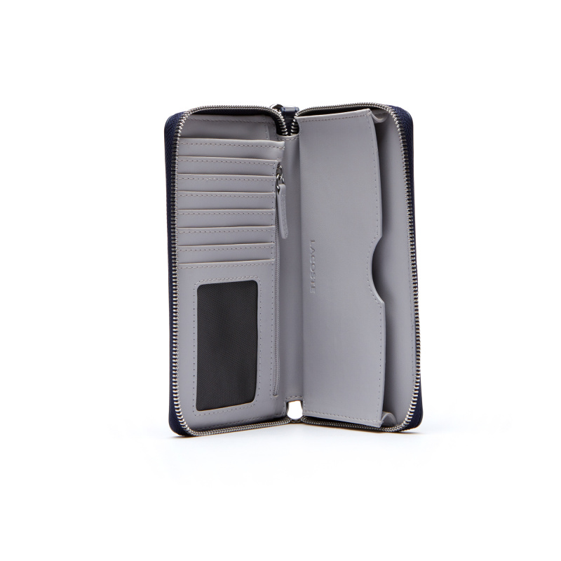 Кожаный кошелёк Lacoste