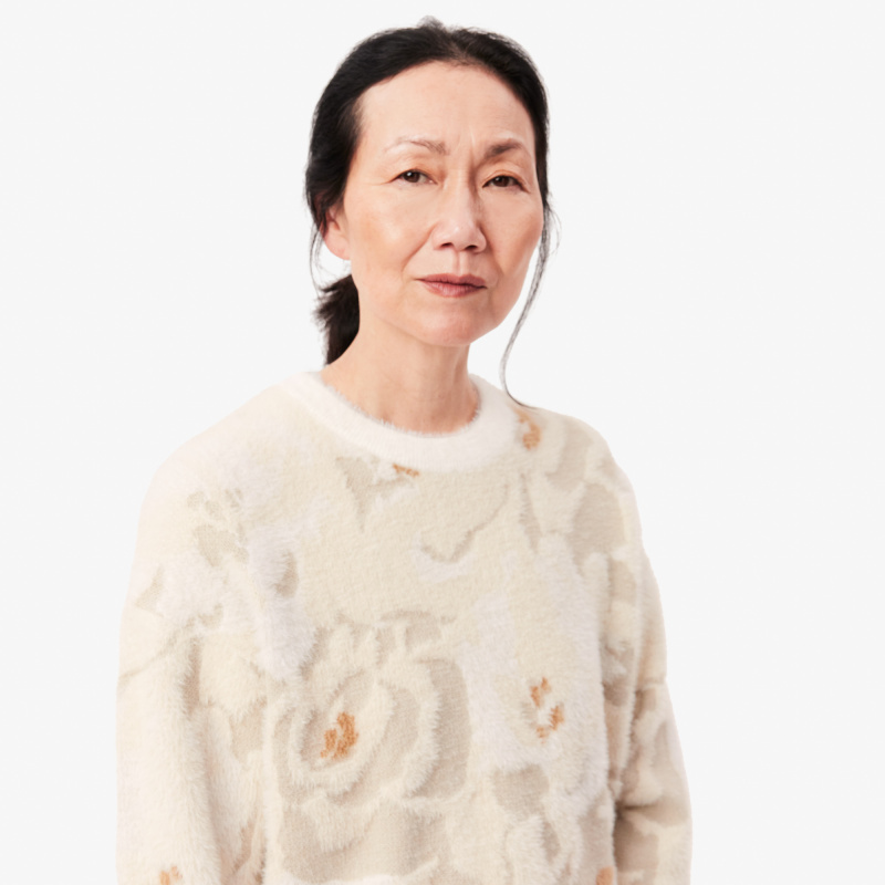 Женский трикотажный свитер Lacoste Floral