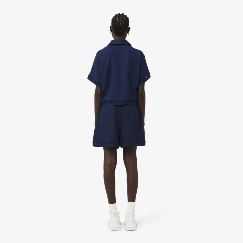 Женские шорты Lacoste из смеси льна