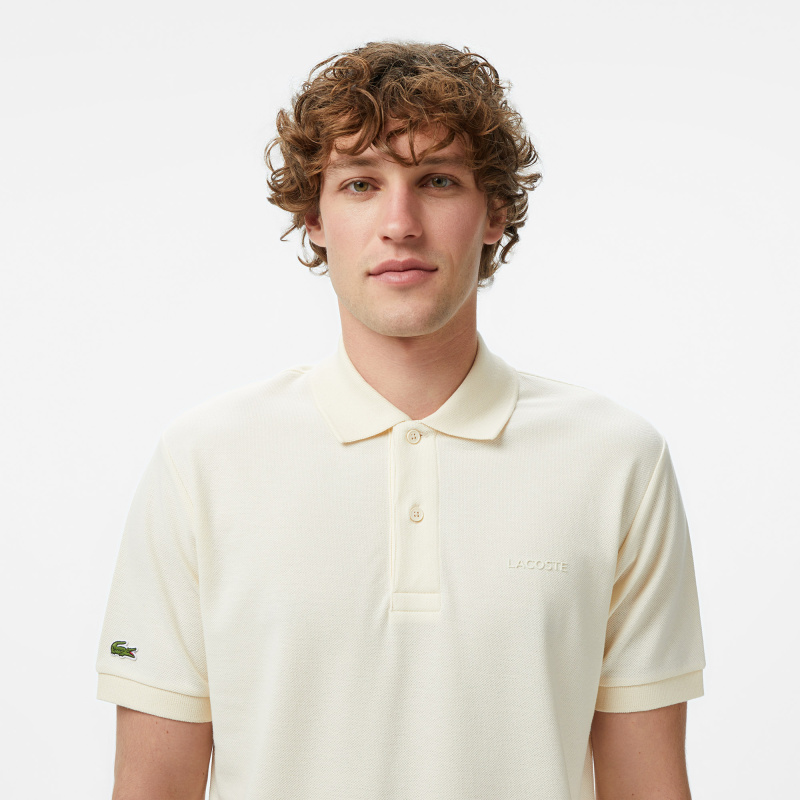 Мужское хлопковое поло Lacoste
