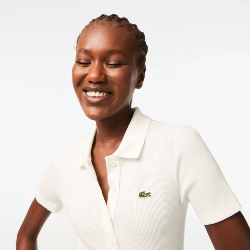 Женское поло Lacoste приталенного кроя из органического хлопка