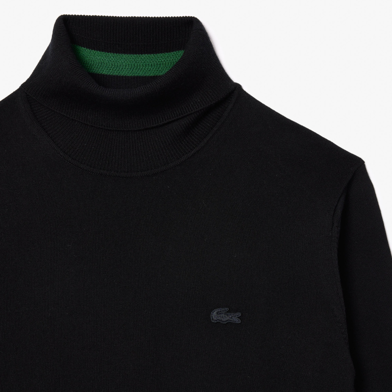 Мужская водолазка Lacoste из мериносовой шерсти