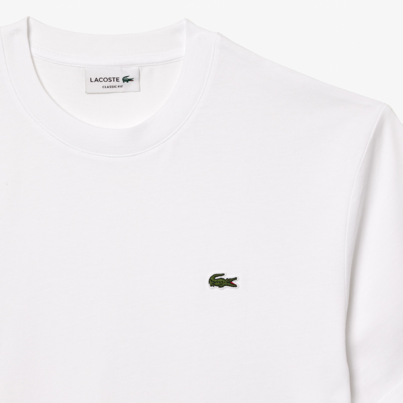 Мужская хлопковая футболка Lacoste с коротким рукавом