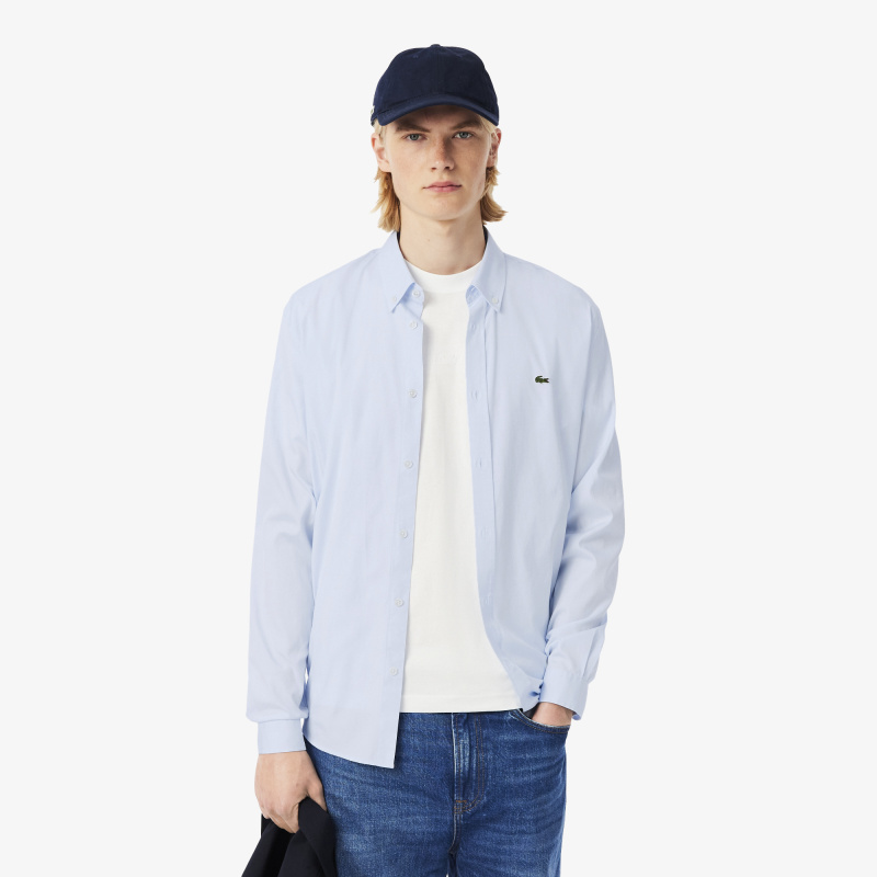 Мужская хлопковая рубашка Lacoste