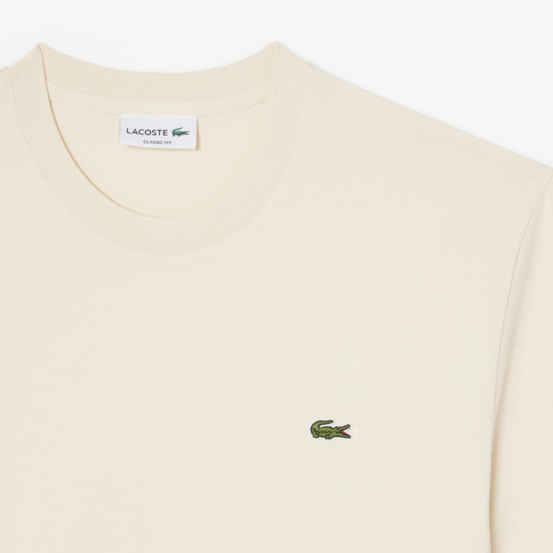 Мужская хлопковая футболка Lacoste с коротким рукавом