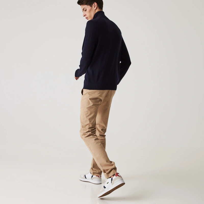 Мужская водолазка Lacoste из мериносовой шерсти