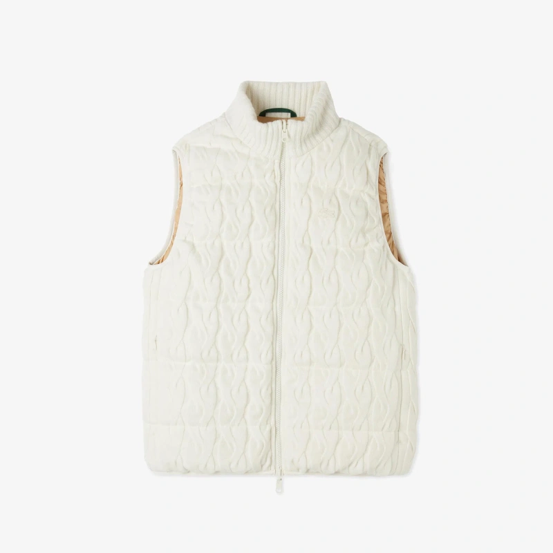 Женский утепленный двусторонний жилет Lacoste