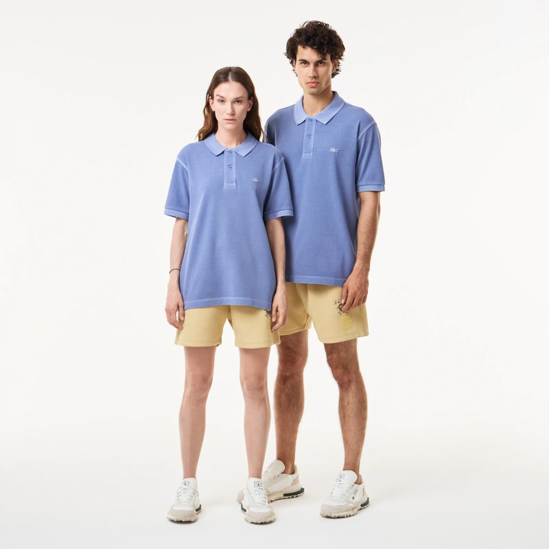 Хлопковое поло Lacoste унисекс