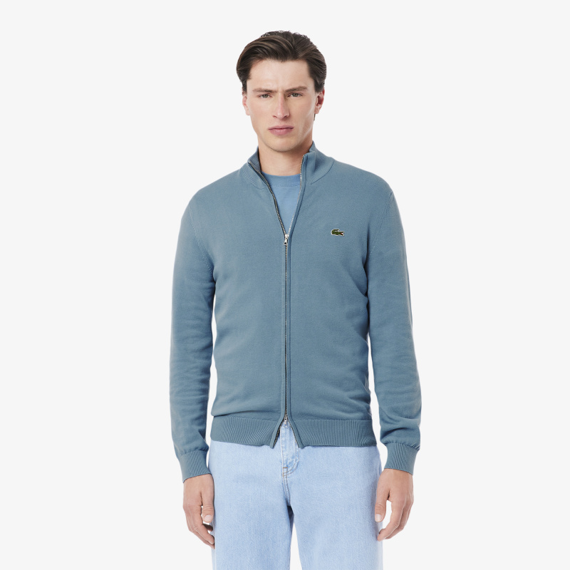 Мужской свитер Lacoste на молнии из органического хлопка