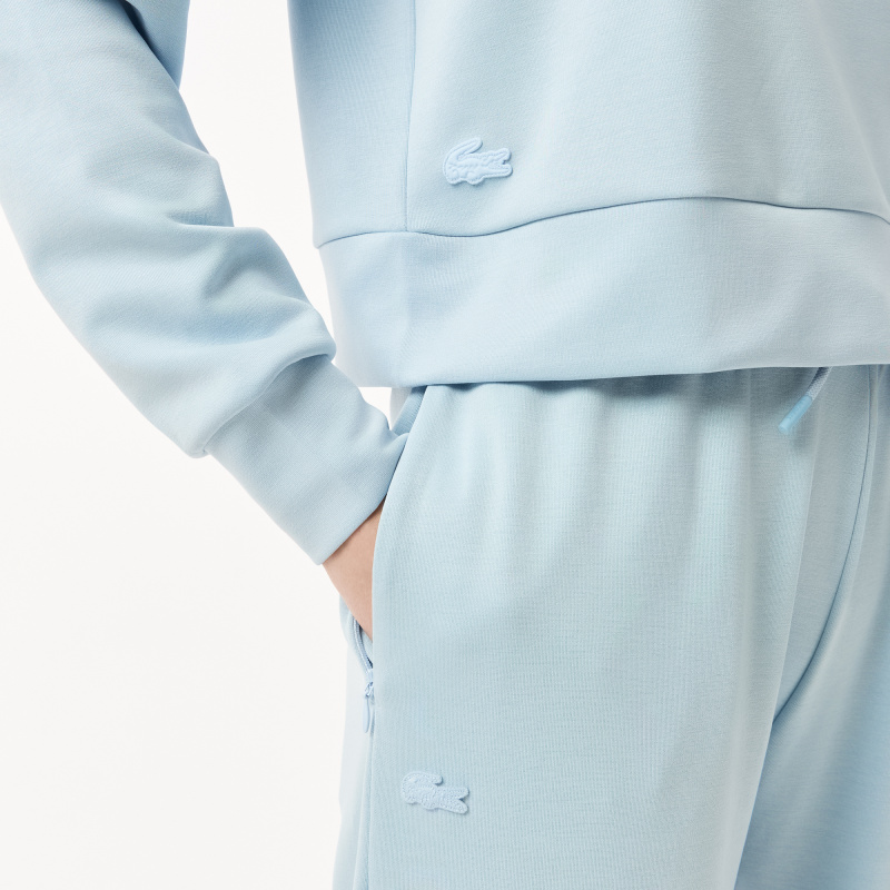 Женская короткая толстовка Lacoste с капюшоном